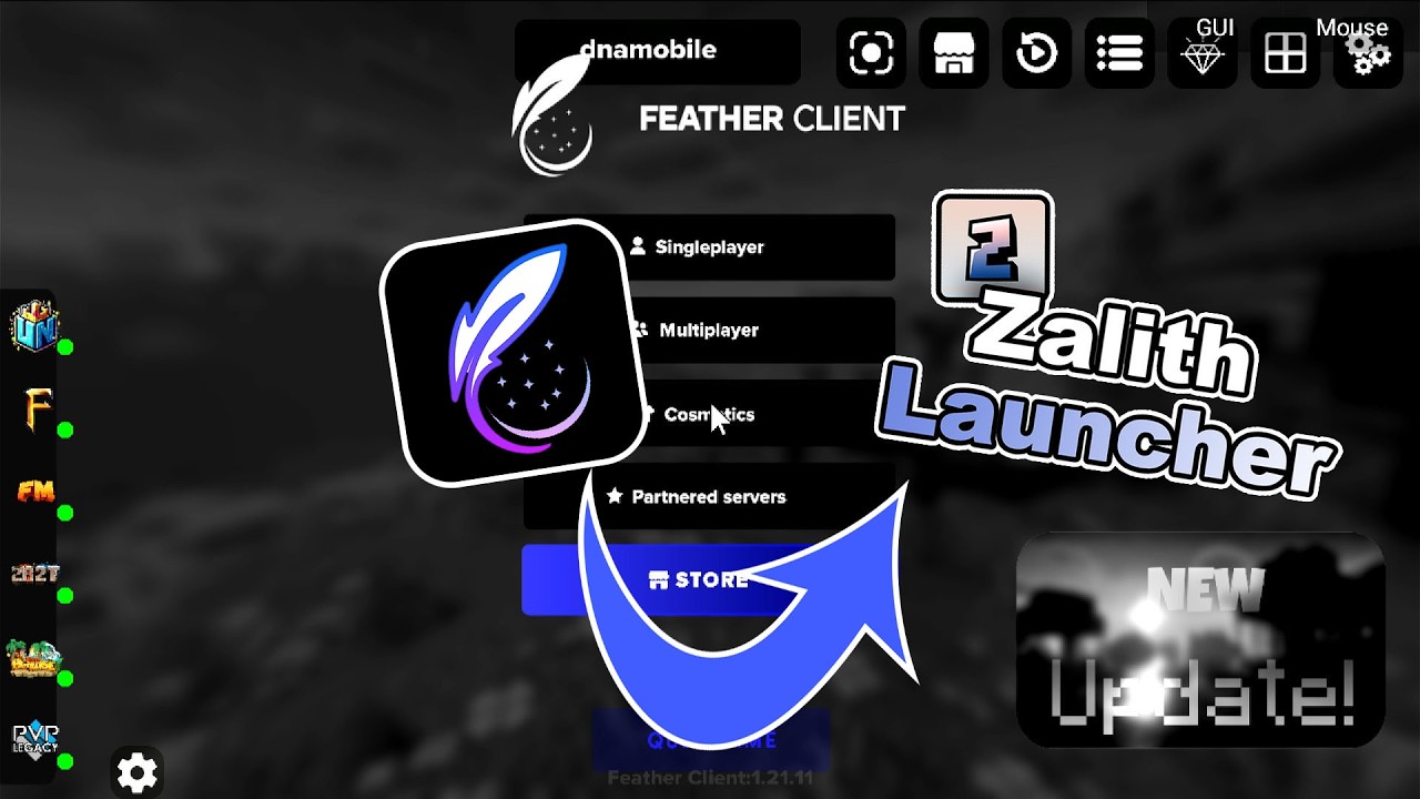 Feather Client With Zalith Launcher