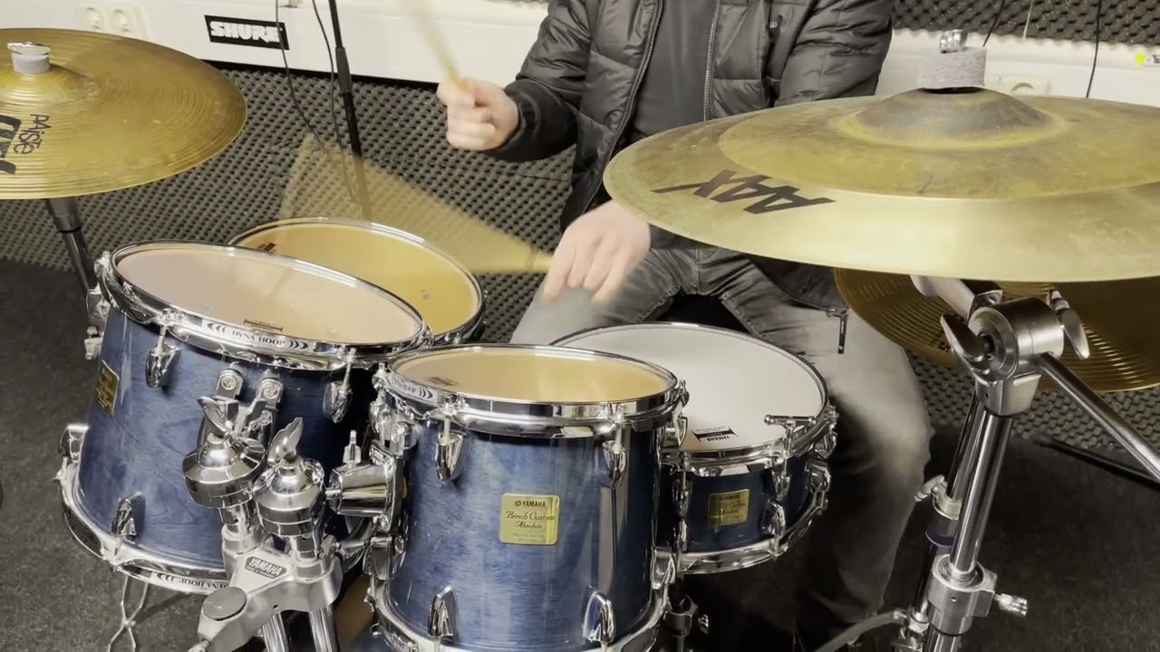 Yamaha Birch Custom Absolute 1999 with recording sound