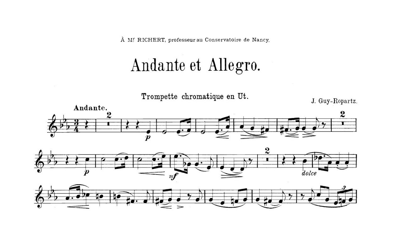 Guy Ropartz: Andante and Allegro (Phil Smith, trumpet)