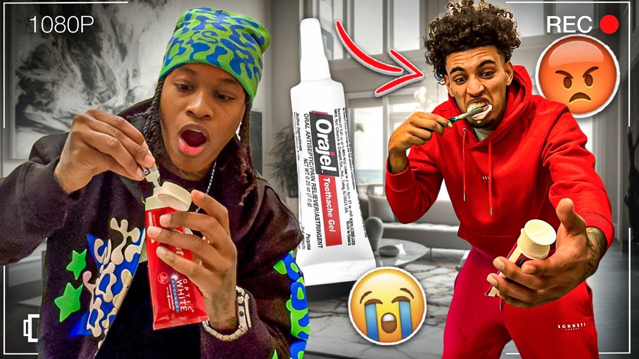 I Replaced Jordan TOOTHPASTE To See His Reaction..NEVER AGAIN