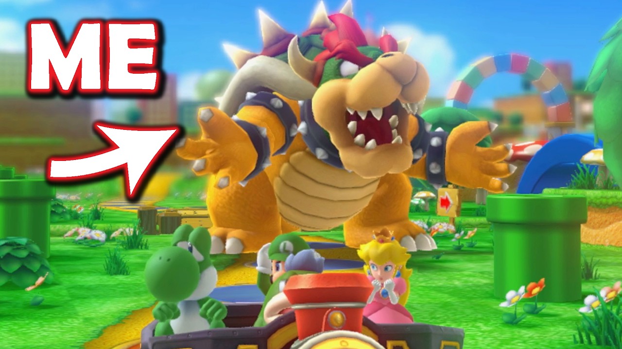 Я БОУЗЕР!! (Охочусь на свою сестру!) - Mario Party 10: Bowser Party!! *Грибной парк*