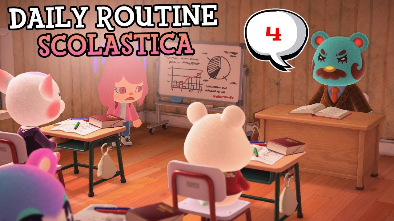 La MIA DAILY ROUTINE SCOLASTICA su ANIMAL CROSSING NEW HORIZONS 🏫