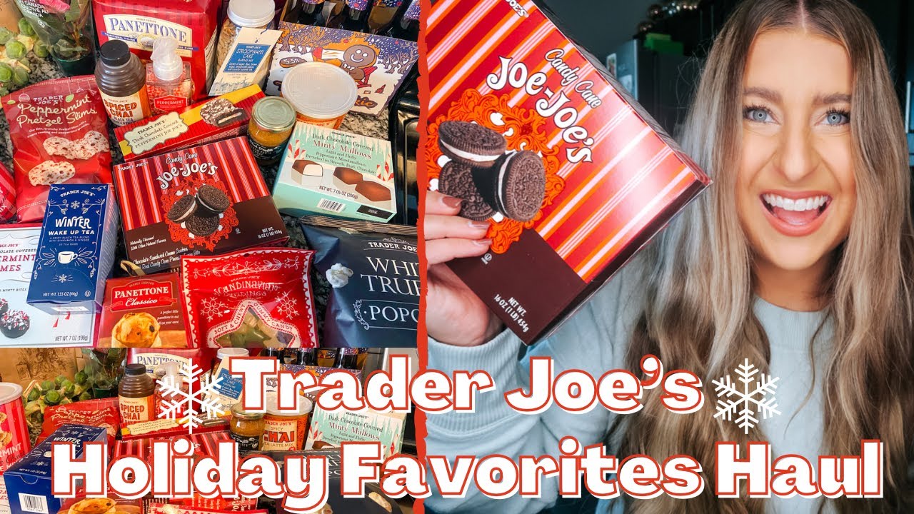 **NEW** Trader Joes Holiday Haul 2020 | Winter Grocery Haul