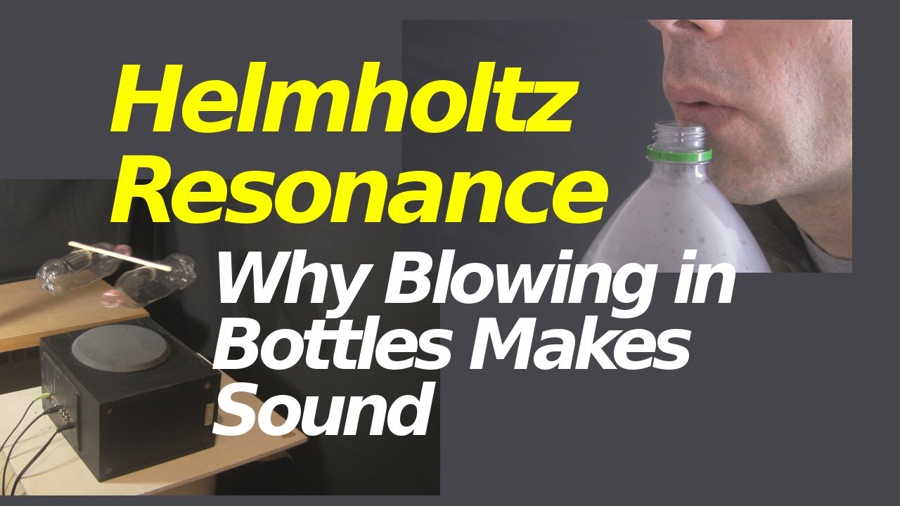 Why Blowing in Bottles Makes Sound and Helmholtz Resonance