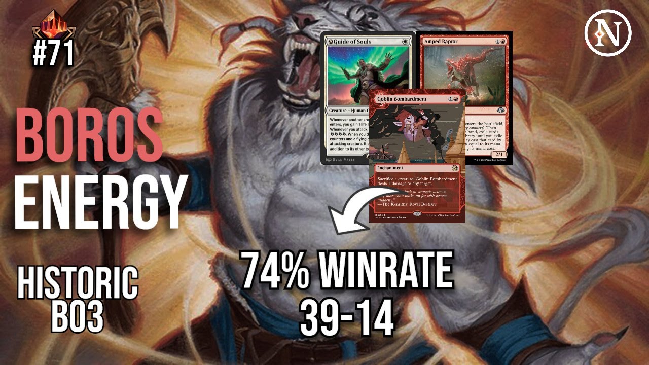 Boros Energy With 74% Winrate | Historic Bo3 | High Mythic Rank | MTG Arena