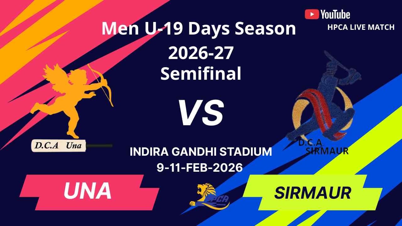 INTER DISTRICT U-19 TOURNAMENT 2026-27 ( UNA vs Sirmaur ) Semifinal