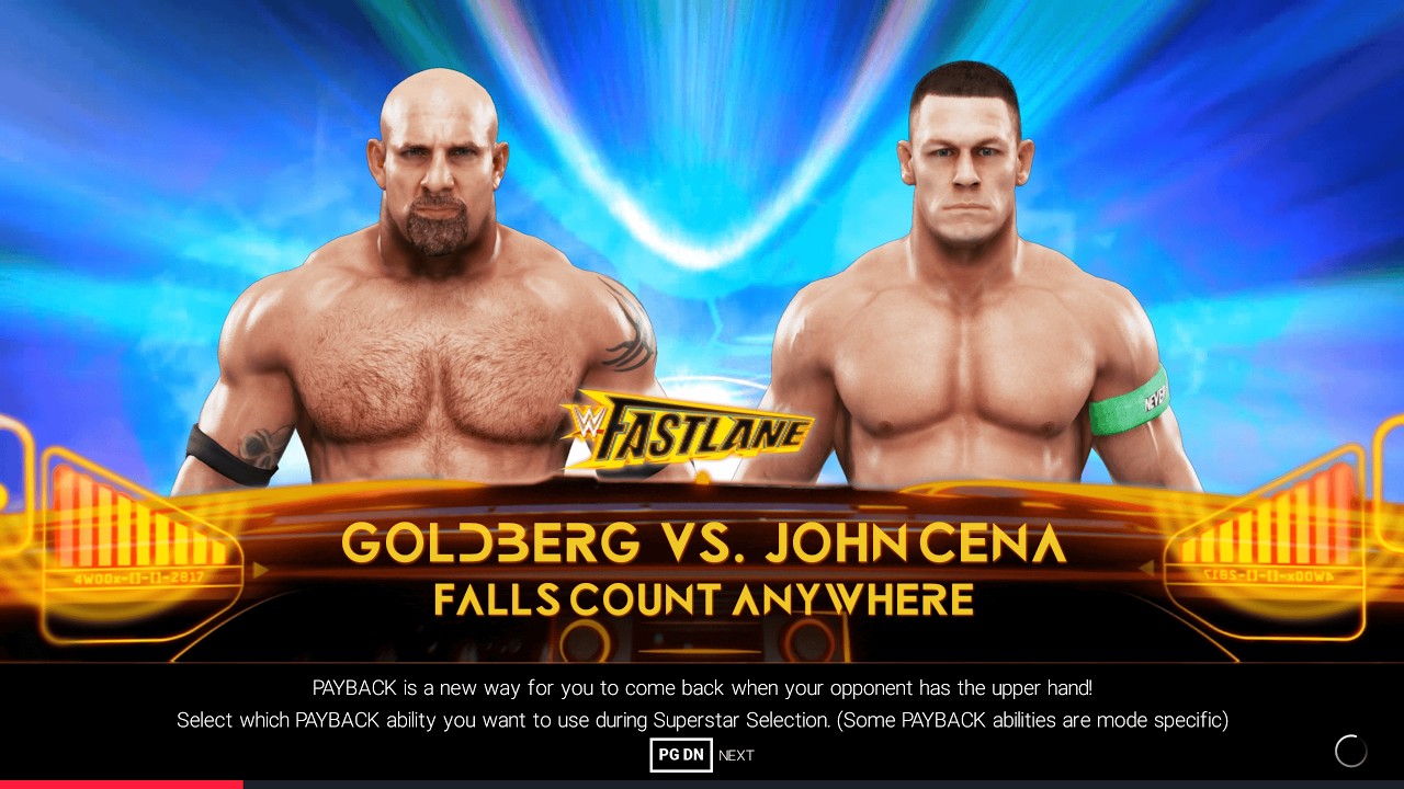 WWE 2K19 GOLDBERG VS. JOHN CENA EPIC MATCH  CPU VS CPU