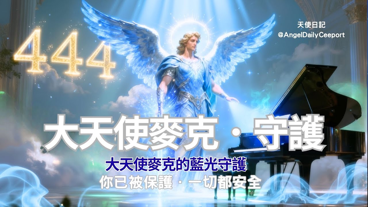 【天使音樂】當你害怕、焦慮、沒安全感時，聽這首〈藍光守護〉 ∞ 天使日記