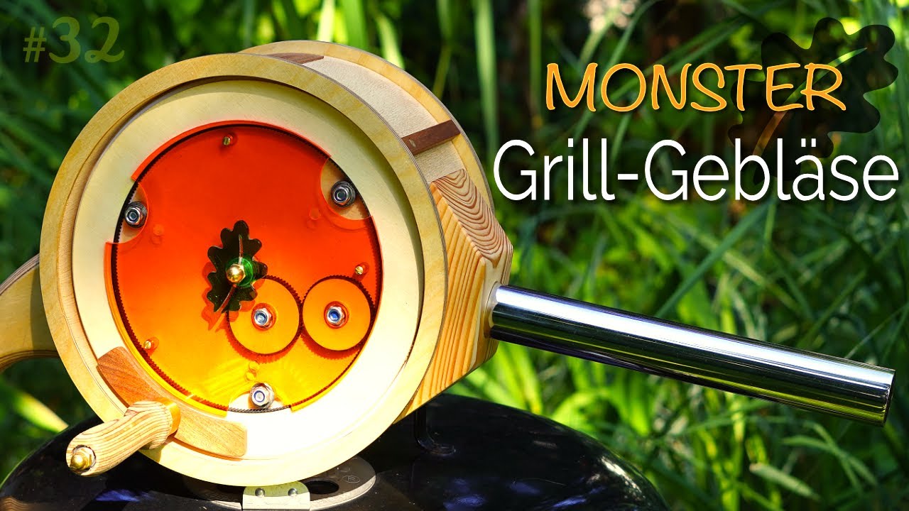 Monster BBQ Blower - Grill Gebläse aus Holz selber bauen