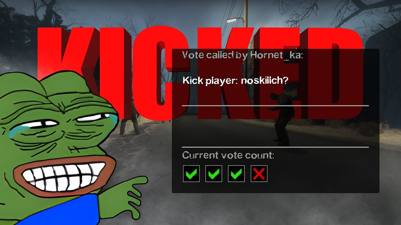 THEY KICKED ME