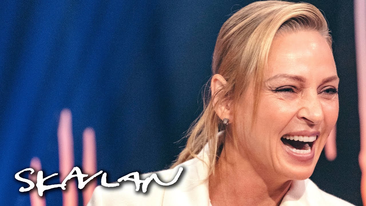 Uma Thurman talks about why she wants a Swedish citizenship | SVT/TV 2/Skavlan