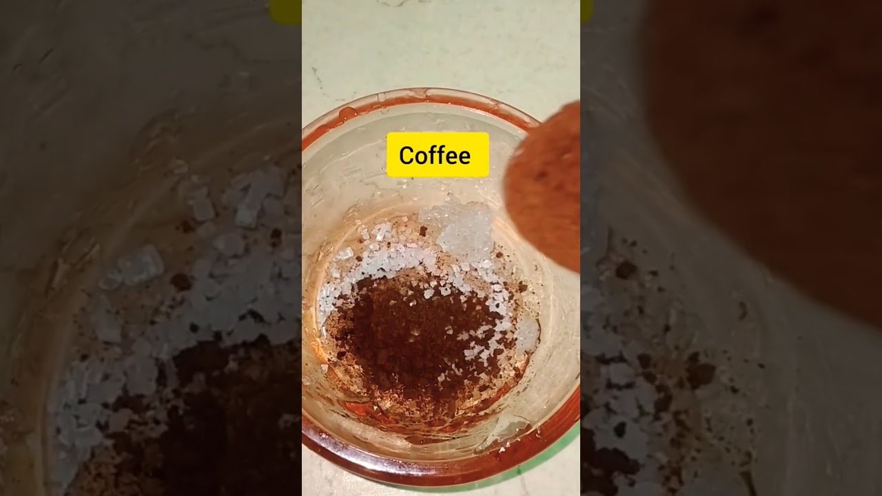 Aleo Vera Coffee face pack for bright skin #glowingskin#beauty#skincare #howtogetbrightskin #shorts