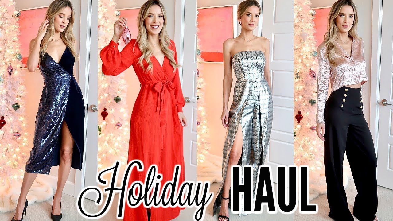 HOLIDAY PARTY TRY ON HAUL | leighannsays | LeighAnnSays