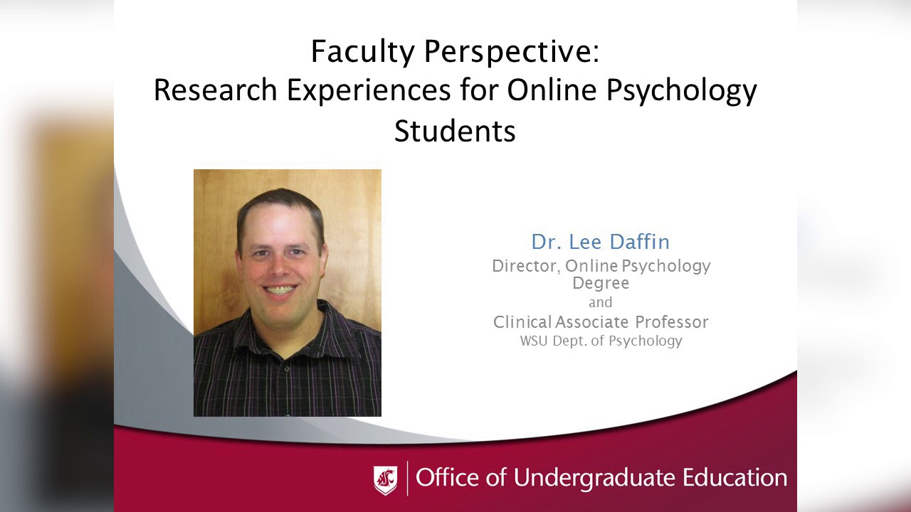 Doing Research as a Global Campus Student