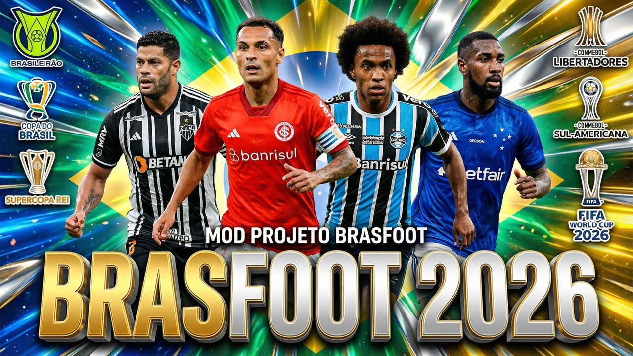 MOD PROJETO BRASFOOT ATUALIZAÇÃO #brasfoot #brasfoot2026