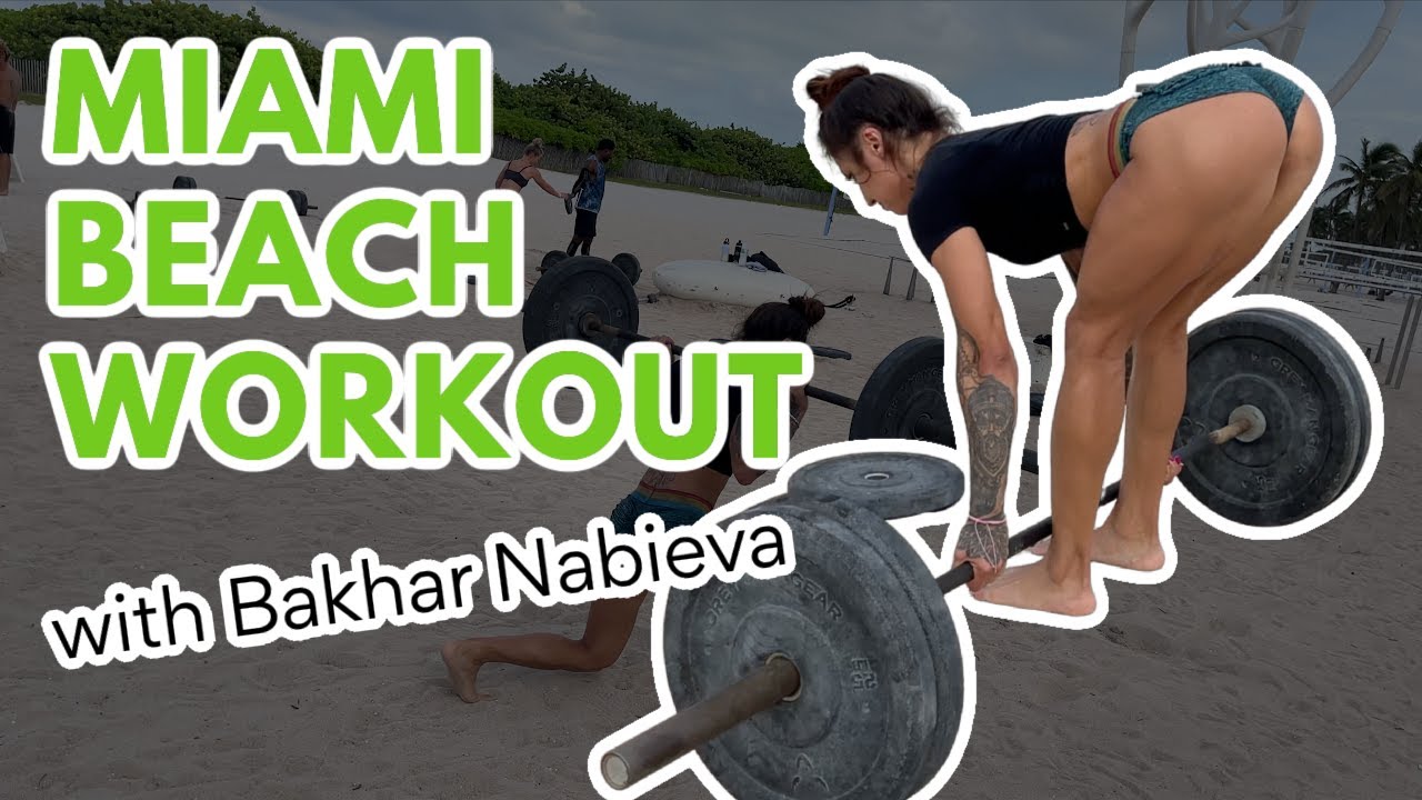 Menos de 1% da população consegue fazer esse treino na praia | com Bakhar Nabieva