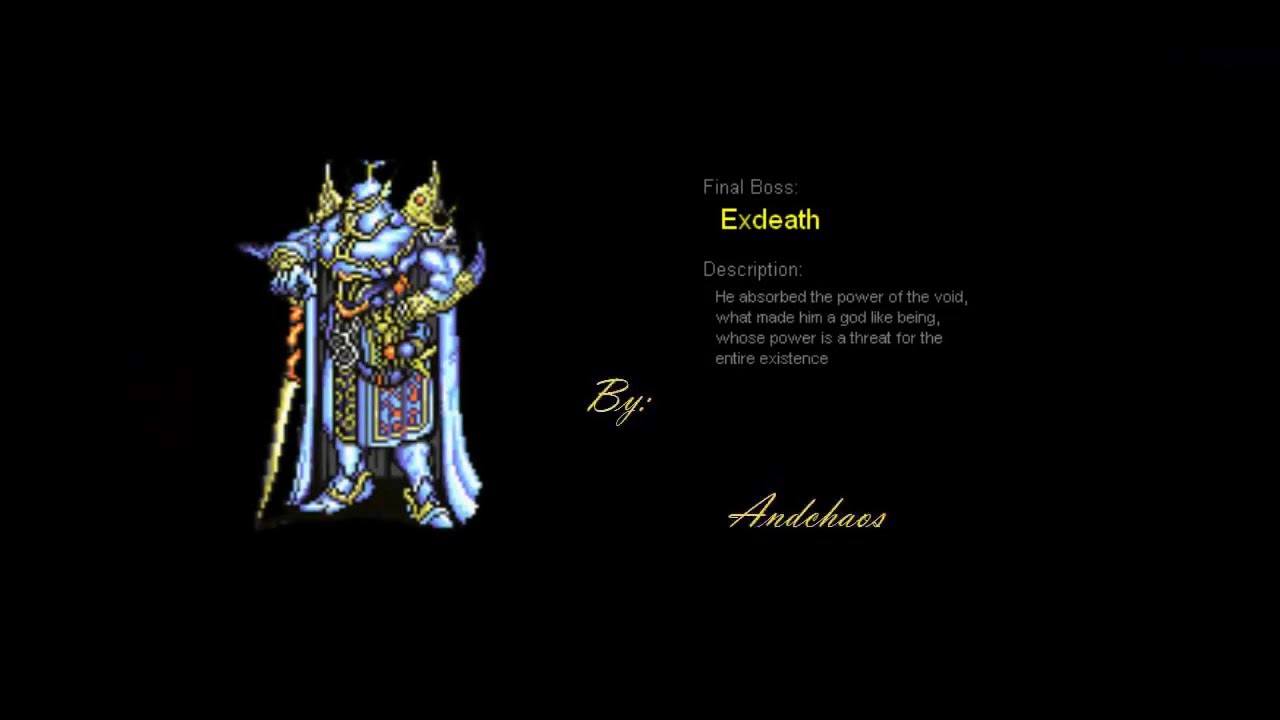 [Snes] Final Fantasy 5 - Final Boss: Exdeath