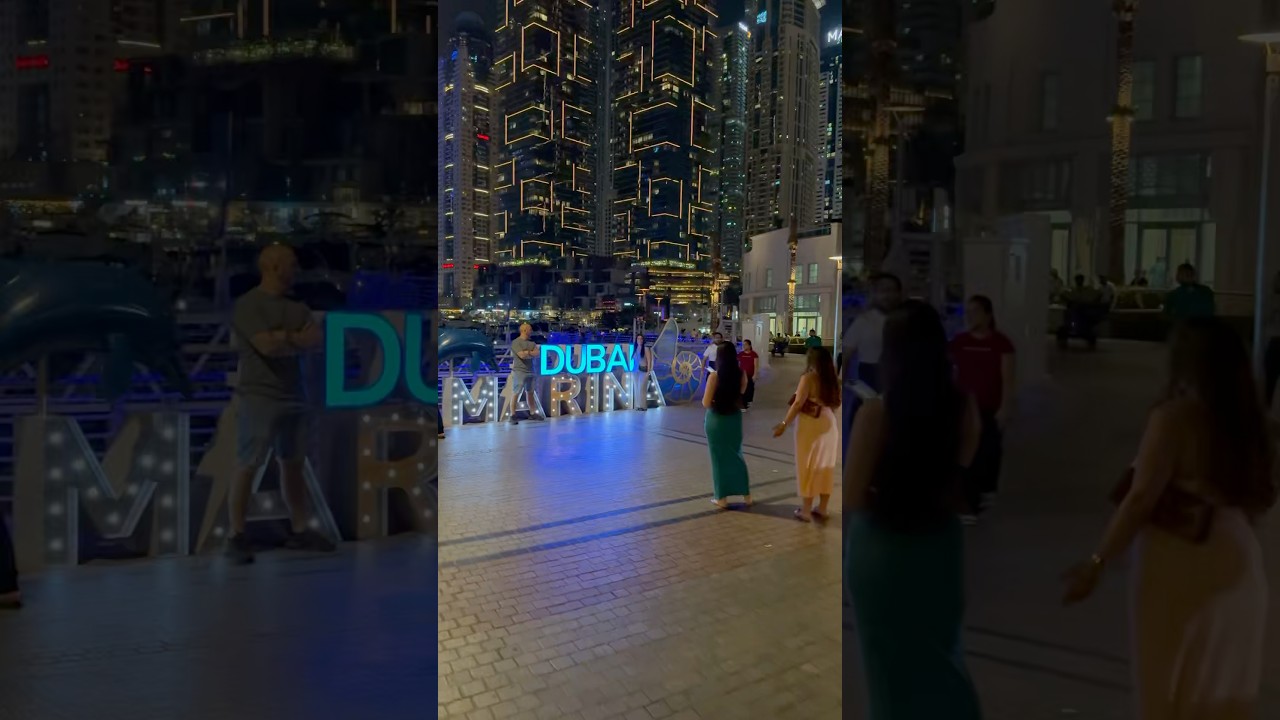 Dubai Marina 🇦🇪 #dubai #dubailfe #travel #shortsfeed #shortvideo #uae #viralshort #viralvideo
