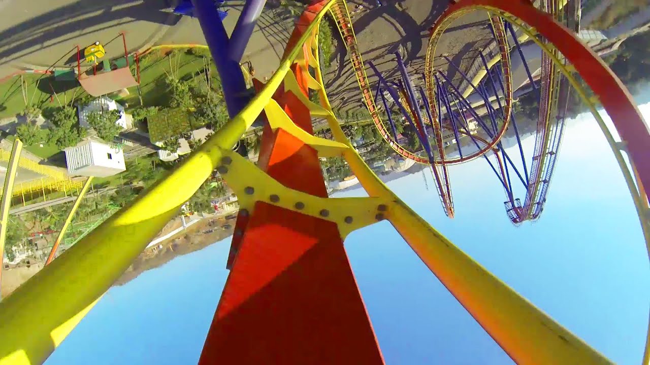 Nitro Roller Coaster POV Adlabs Imagica B&M Floorless Coaster