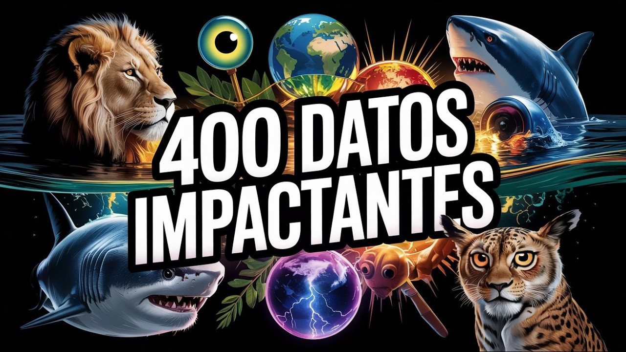 400 DATOS ASOMBROSOS del Mundo 🌍 | Curiosidades, Animales y Hechos que Sorprenden