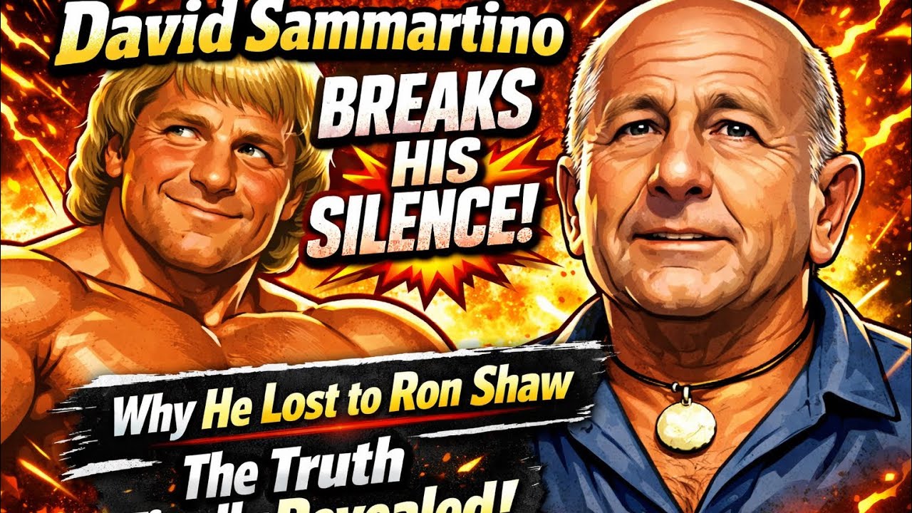 David Sammartino BREAKS HIS SILENCE 💥 Why He Lost to Ron Shaw – The Truth Finally Revealed! #shorts