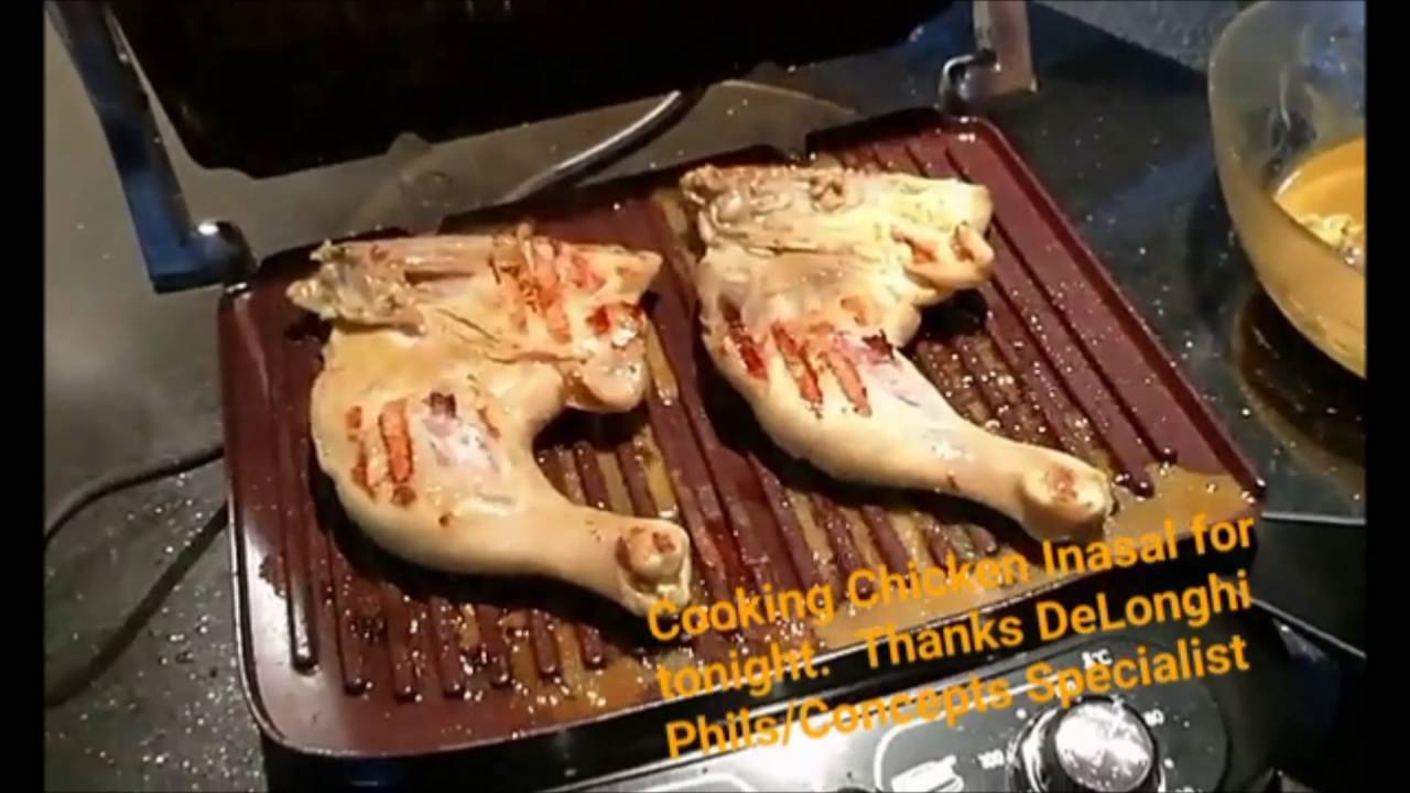 Chicken Inasal with DeLonghi 3-in-1 Electric Indoor Grill CGH 902C | Couchwasabi