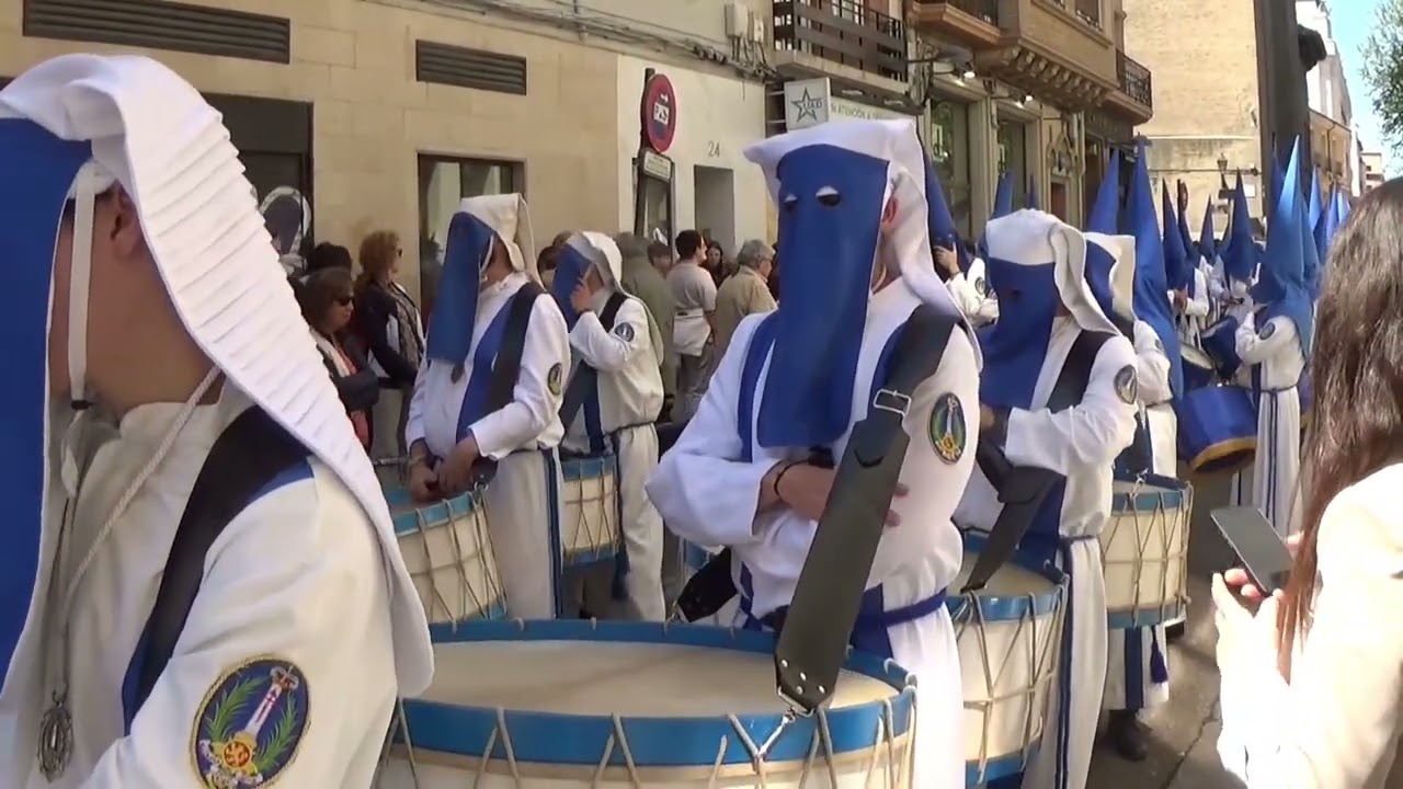 SEMANA SANTA ZARAGOZA 2025 LA ENTRADA CALLE SAN JORGE