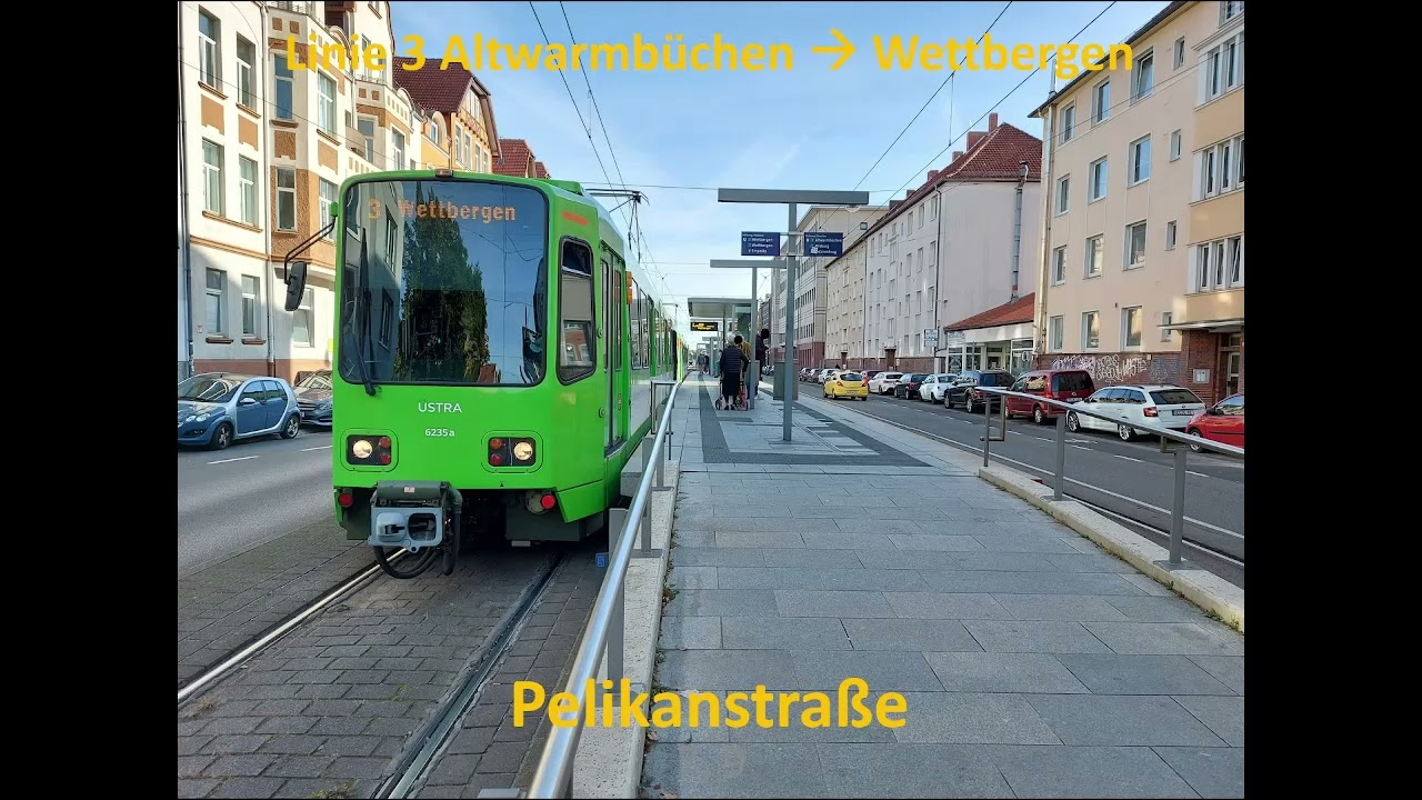 Üstra Ansagen Linie 3 Altwarmbüchen - Wettbergen