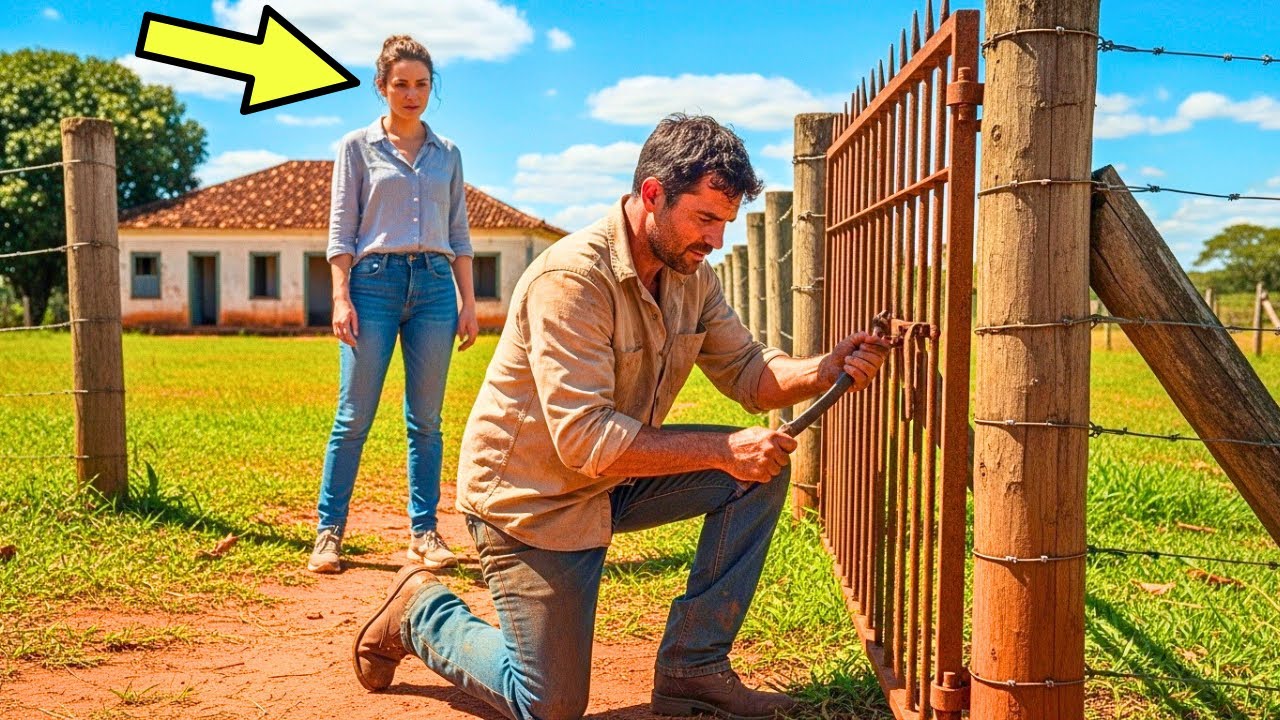 HOMEM SIMPLES FOI CONSERTAR PORTÃO DA VIZINHA - SEM SABER QUE ERA A HERDEIRA MILIONÁRIA QUE...