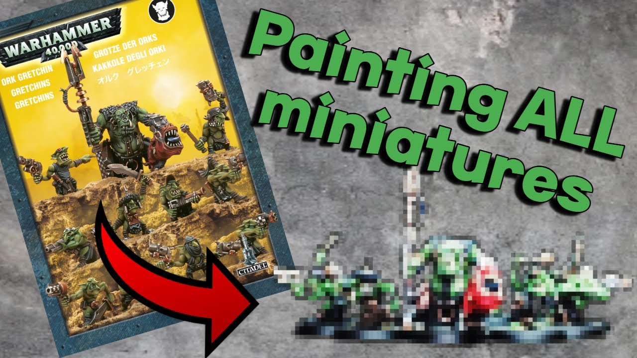 FULL PAINTING Ork gretchin