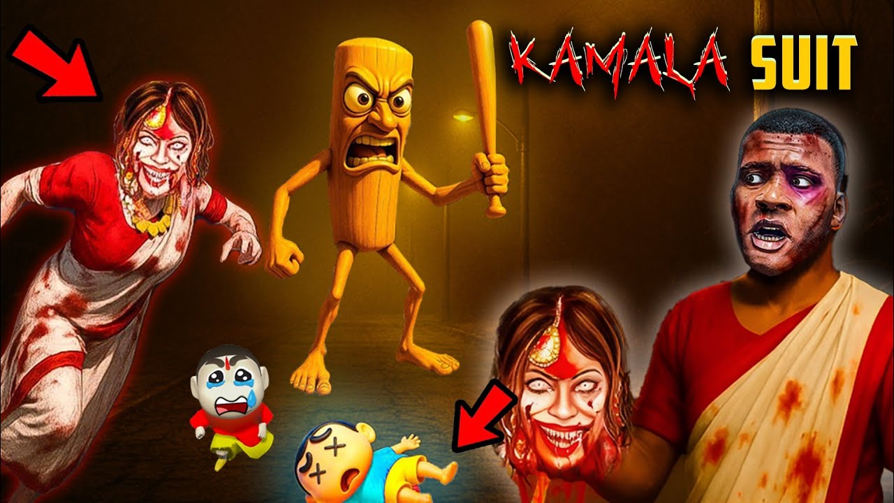 Shinchan Saves BlueChan with Kamala Suit from TUNG TUNG SAHUR in GTA5 Telugu | #gta5