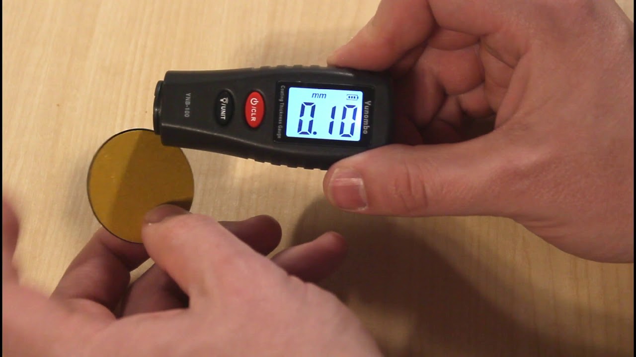 Yunombo YNB-100 Digital Car Paint Thickness Meter  unboxing / обзор толщинометра