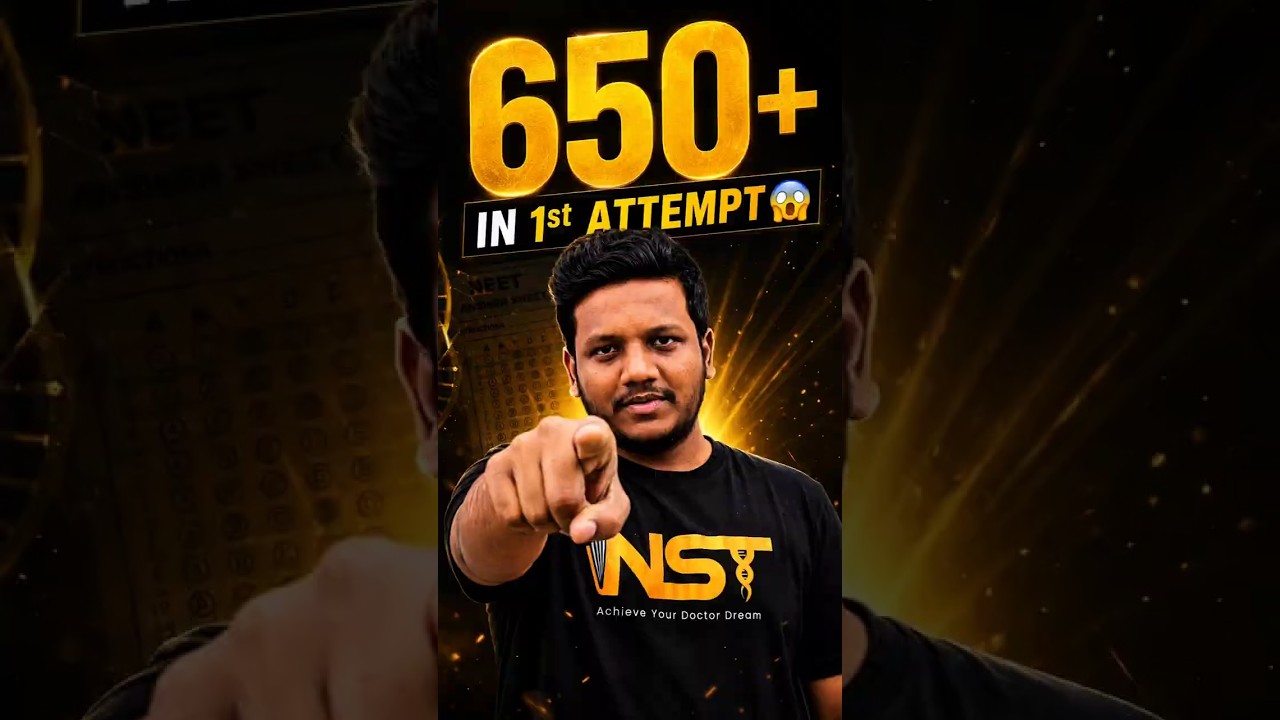 Score 650+ in NEET 1st Attempt from Home: NEET 2027 BATCH NST NEET Tamil