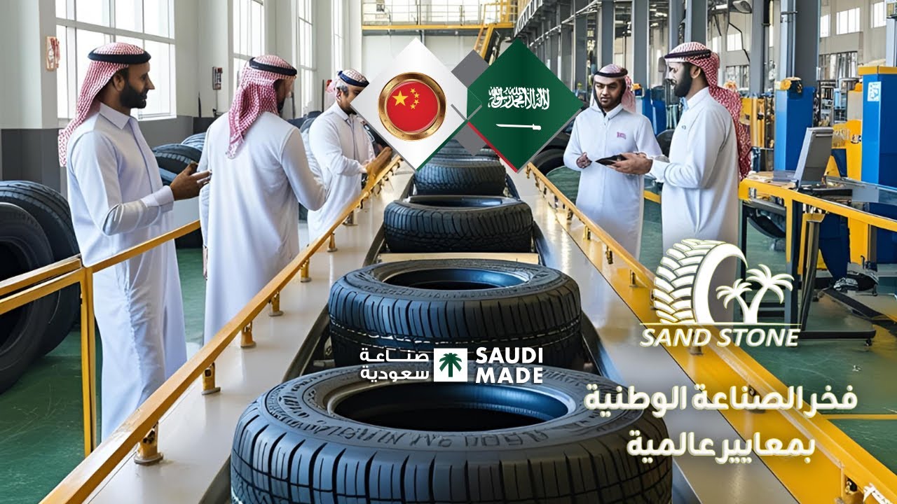 ساندستون  | SandStone قصة الاكتفاء الذاتي في صناعة الإطارات السعودية | رؤية 2030