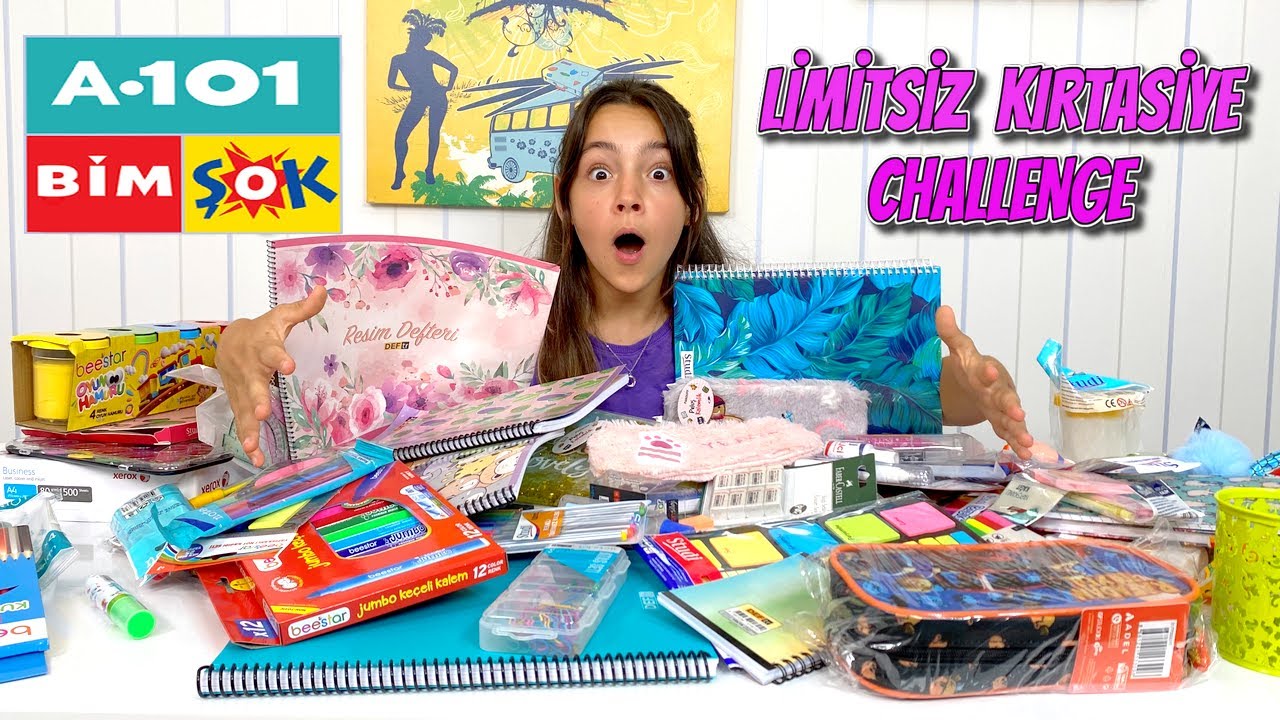A101 BİM KIRTASİYE CHALLENGE OKULA DÖNÜŞ OYUNCAX TV