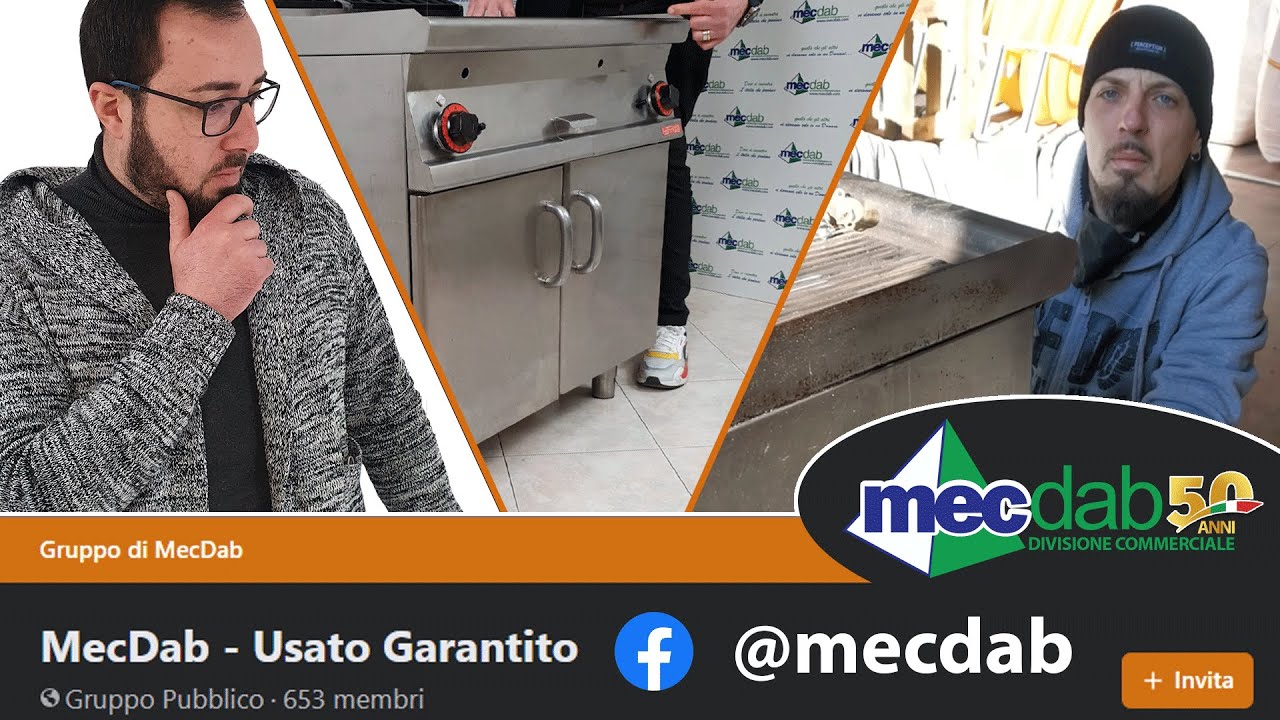 Piastra Fry Top Liscia e Rigata Lotus Serie 70 a Gas