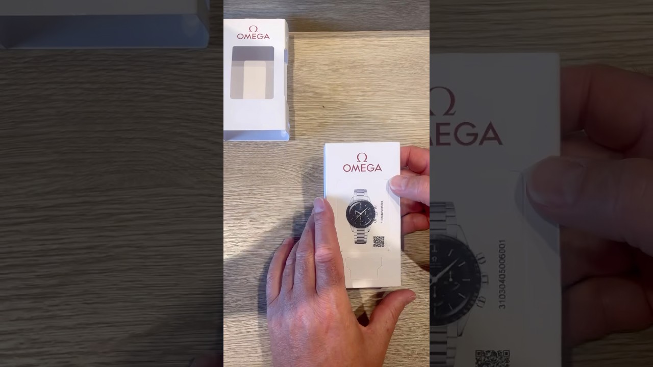 Watch me unwrap this Omega Speedmaster 321 Ed White