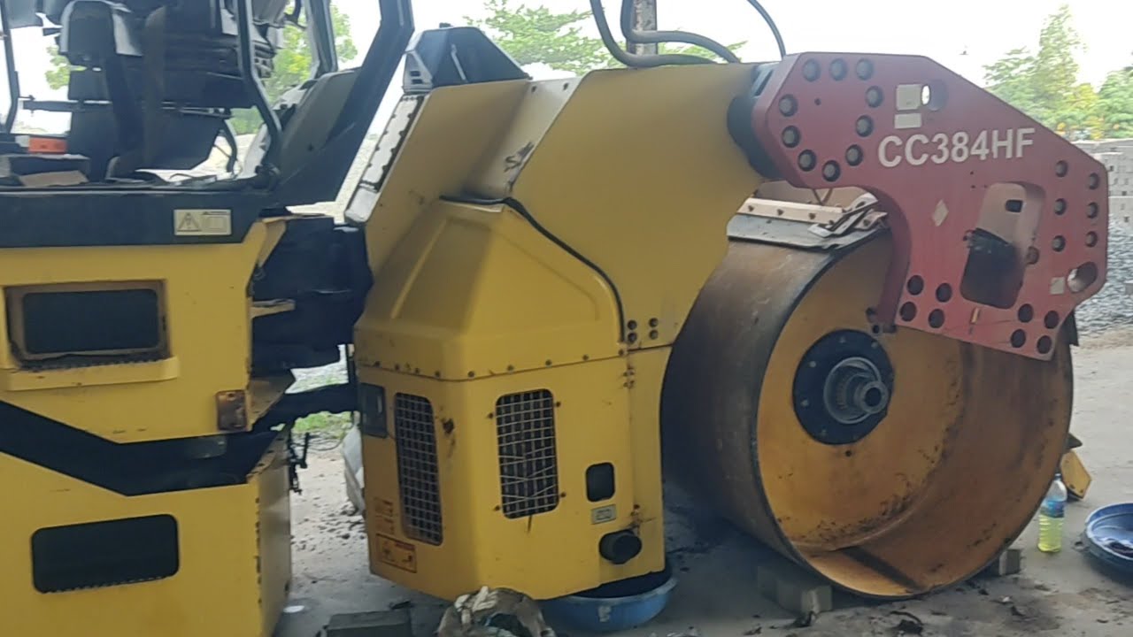 Daynapac roller for bearing# seal replacement| how to disassemble double drum roller,