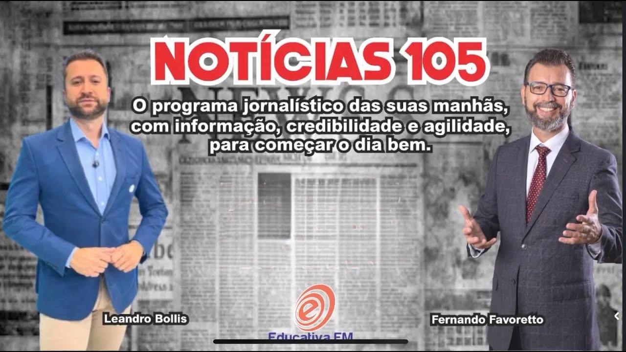 NOTICIAS 105 - 11 DE FEVEREIRO DE 2026