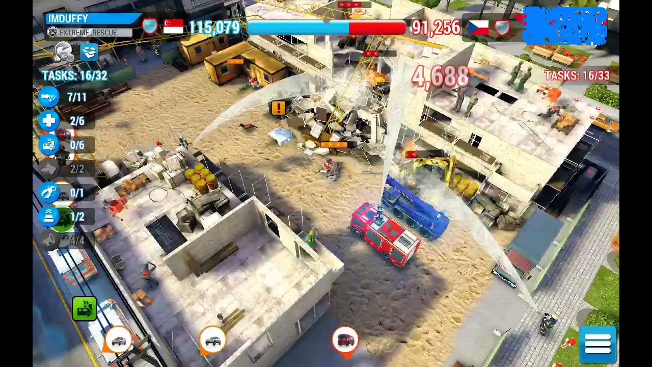 Emergency HQ 1vs1 : Collapsed construction crane!