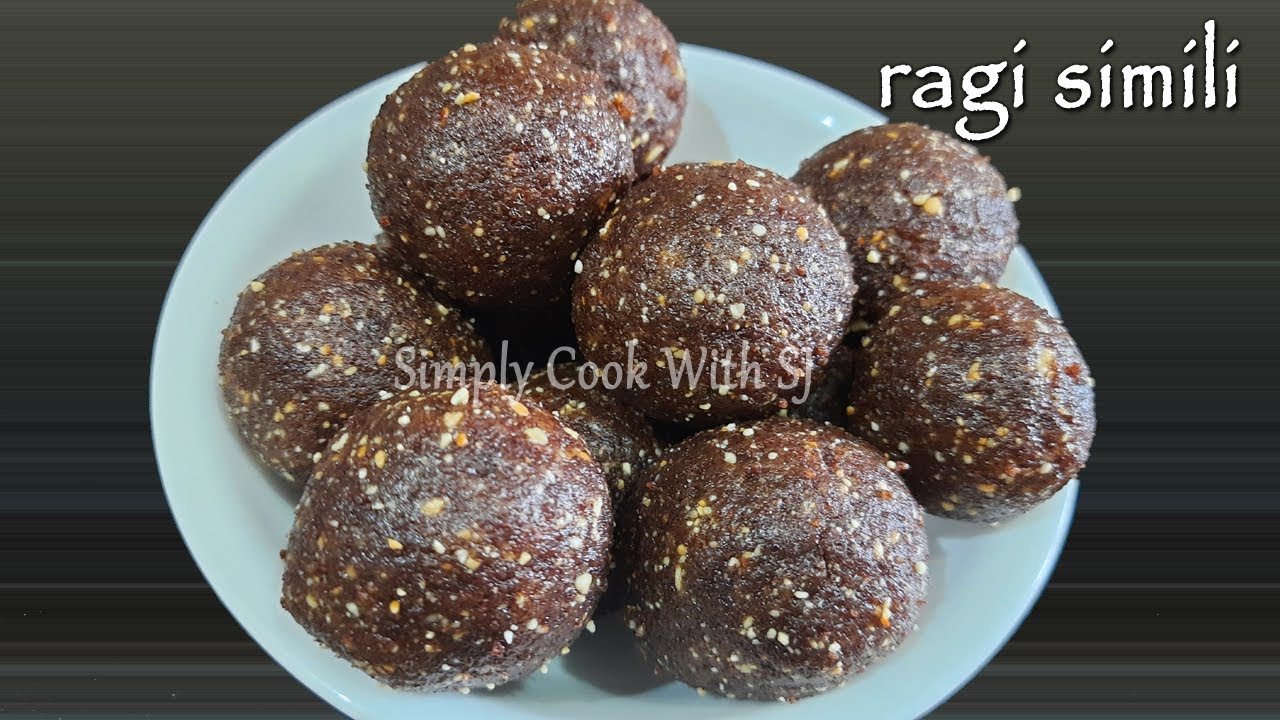 ராகி சிமிலி | Ragi Simili Recipe | Sweet Healthy Ragi Simili Ellu Urundai | Ragi Laddu Recipe