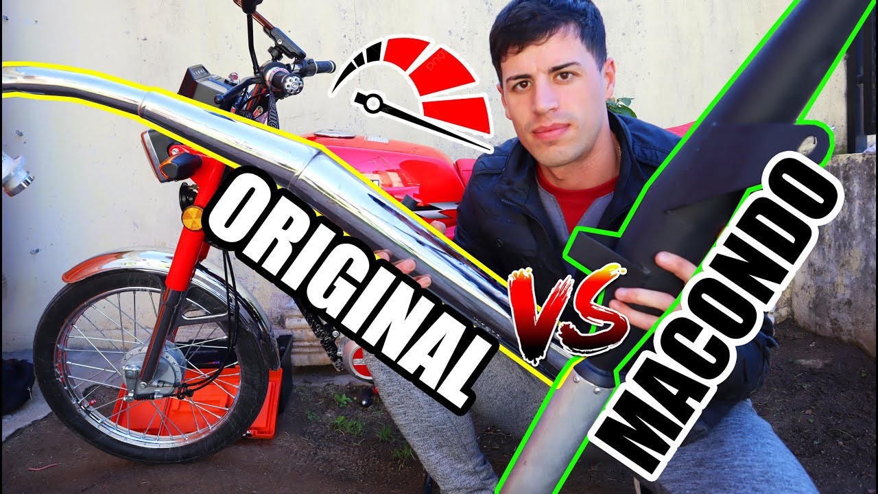 Suzuki AX100 - Comparando ESCAPES ORIGINAL vs MACONDO (Velocidad Final) GPS #ax100 #motovlog