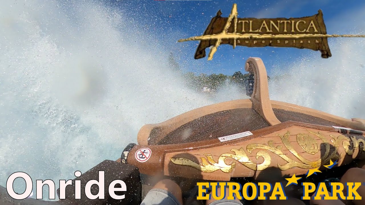 Atlantica SuperSplash - Onride - Europa Park - Mack Rides SuperSplash - POV