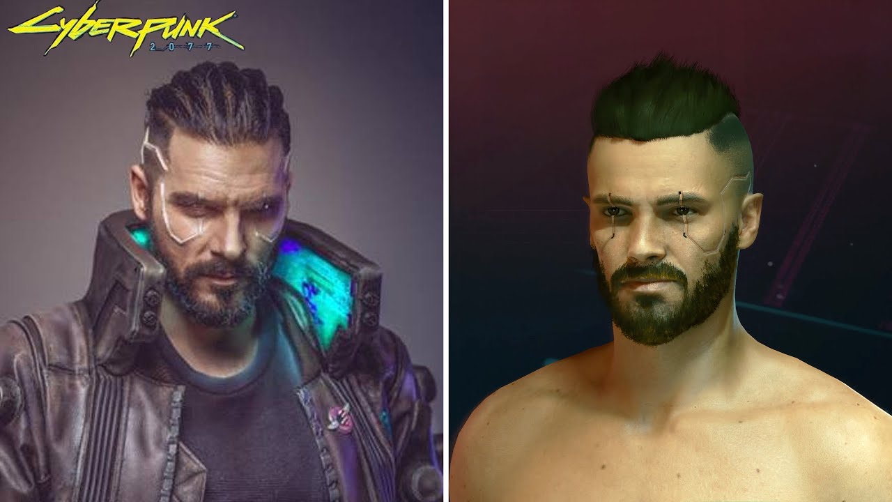 Cyberpunk 2077 - Character Creation - Concept Art V (Male)