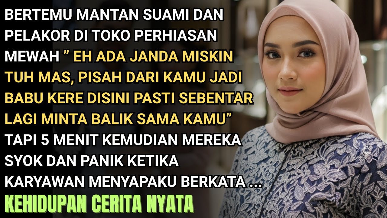 TAK SENGAJA BERTEMU MANTAN SUAMI DAN PELAKOR DI TOKO PERHIASAN MEREKA MENGHINAKU -KUBUAT MEREKA SYOK