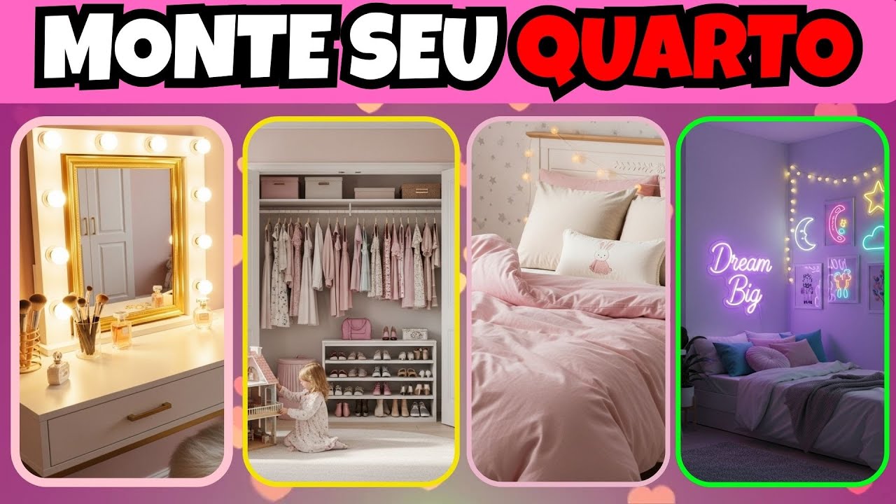 🛏️✨ MONTE SEU QUARTO DOS SONHOS! ✨🛏️