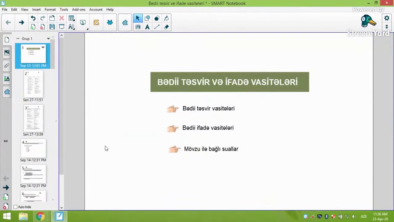 Bədii təsvir və ifadə vasitələri
