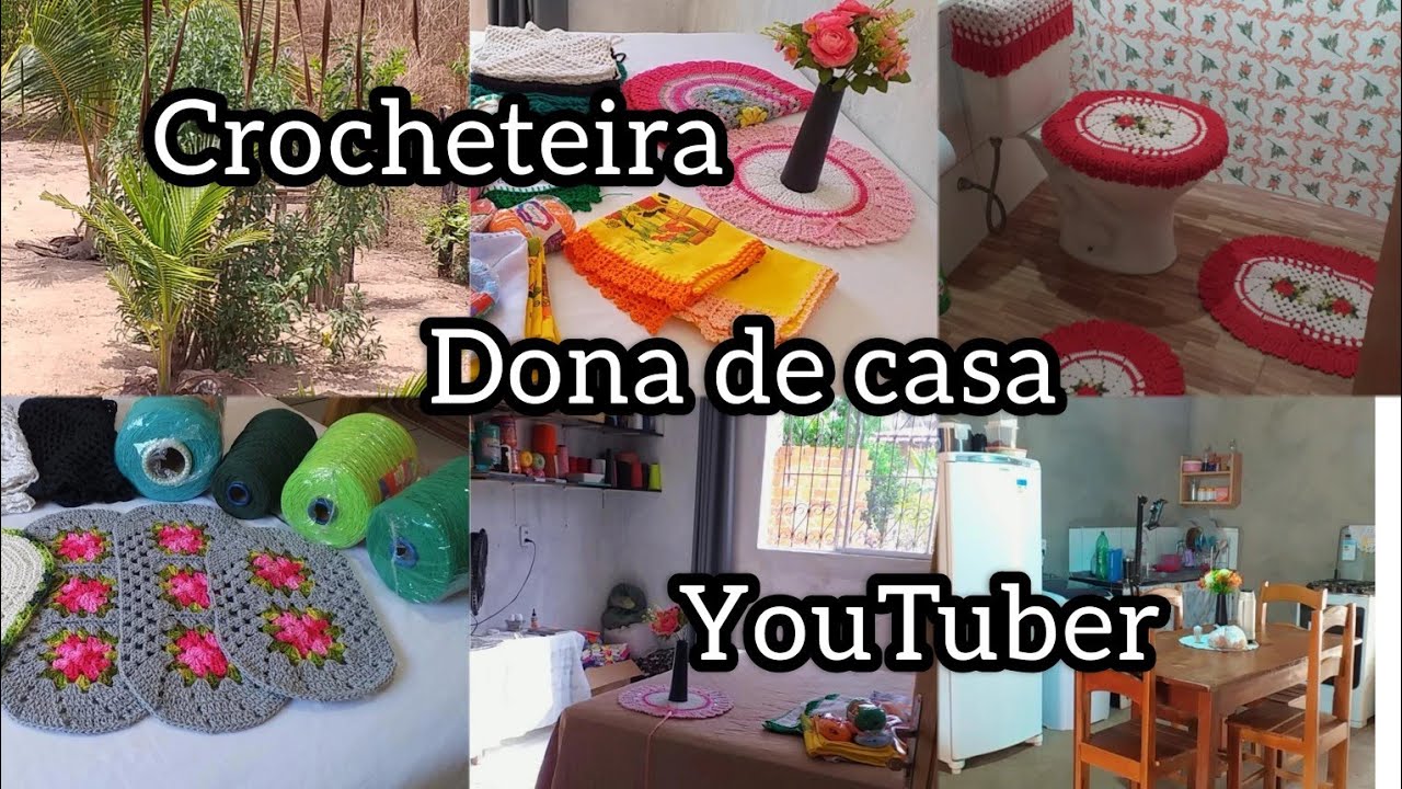 um dia inteiro de rotina com a crocheteira, dona de casa e YouTube @atelieresmeraldacroche.