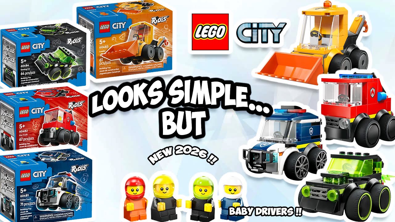 LEGO City Rides – First Impressions! Are These Worth $9.99 ? Watch this before you BUY THEM !