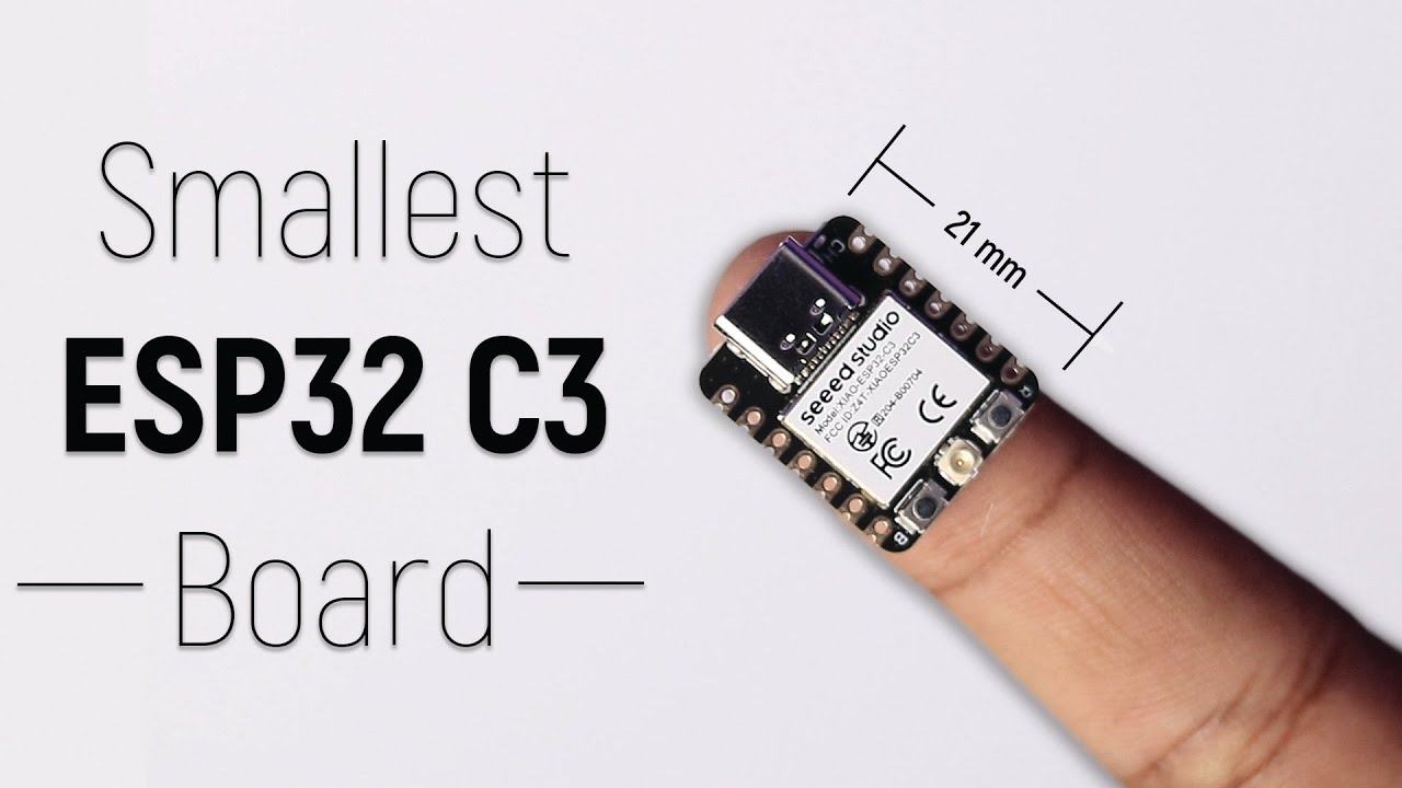 Самая маленькая плата ESP32 🔥🔥 | Начало работы с XIAO ESP32 C3 | Проекты ESP32